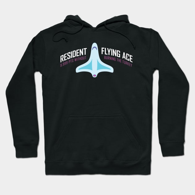 Resident Flying Ace - Carousel of Progress Inspired Design Hoodie by Go Mouse Scouts